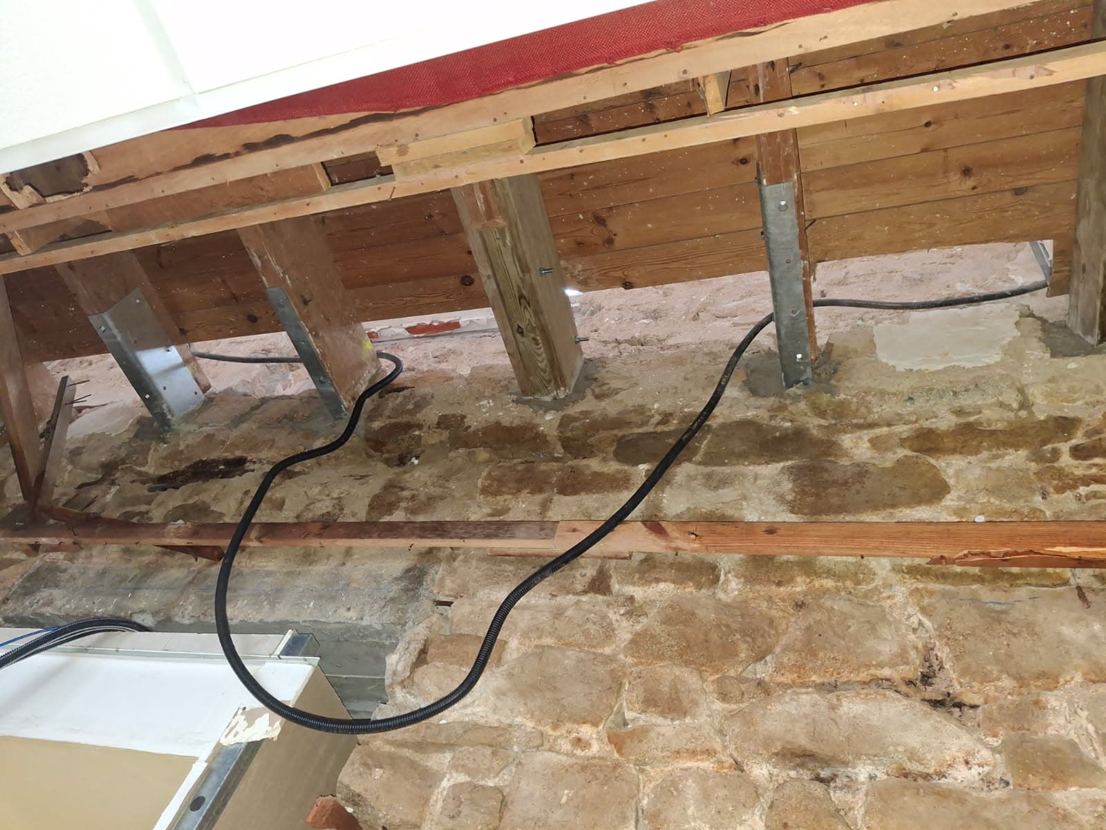 Renforcement des solives